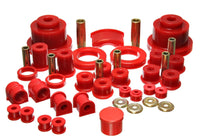Energy Suspension 04 Pontiac GTO Red Hyper-flex Master Bushing Set - My Store
