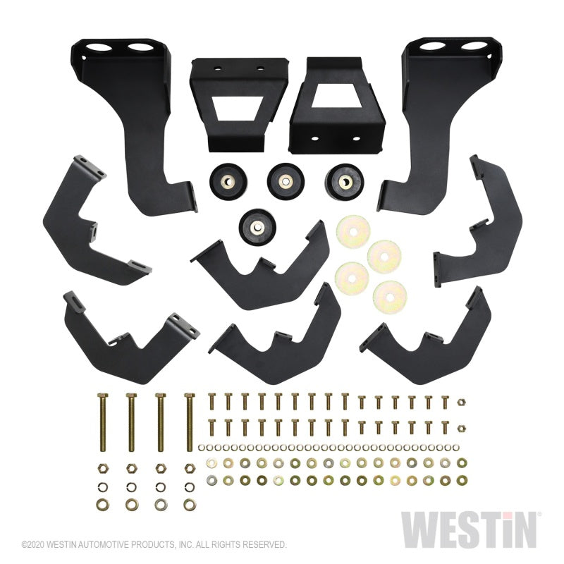 Westin 2020 Chevy Silverado 2500/3500 HDX Drop W2W Nerf Step Bars - Textured Black - Mammoth Racing -