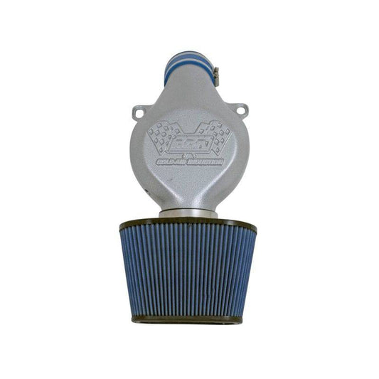 BBK 97-04 Corvette Cold Air Intake Kit - Titanium Silver Powdercoat Finish - Mammoth Racing -