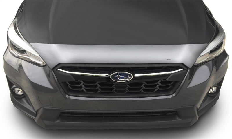 AVS 21-22 Subaru Crosstrek Aeroskin Low Profile Hood Shield - Chrome - Mammoth Racing -