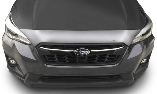 AVS 21-22 Subaru Crosstrek Aeroskin Low Profile Hood Shield - Chrome - Mammoth Racing -