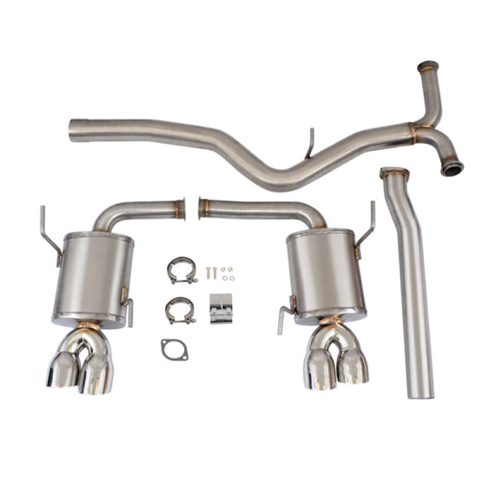 Mishimoto 2015 Subaru WRX 3in Stainless Steel Cat-Back Exhaust - Mammoth Racing -