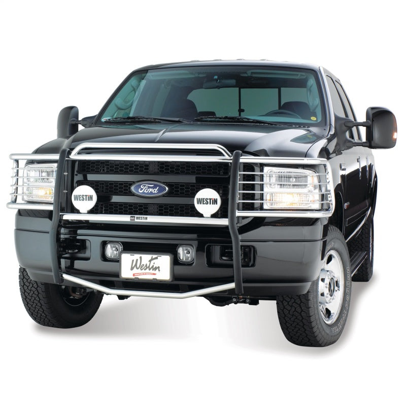 Westin 2005-2007 Ford F-250/350/450/550HD Super Duty Sportsman Grille Guard - SS - Mammoth Racing -