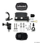 Wilwood Compact Tandem M/C - 1in Bore w/Bracket and Valve fits Mustang (Pushrod) - Black - My Store