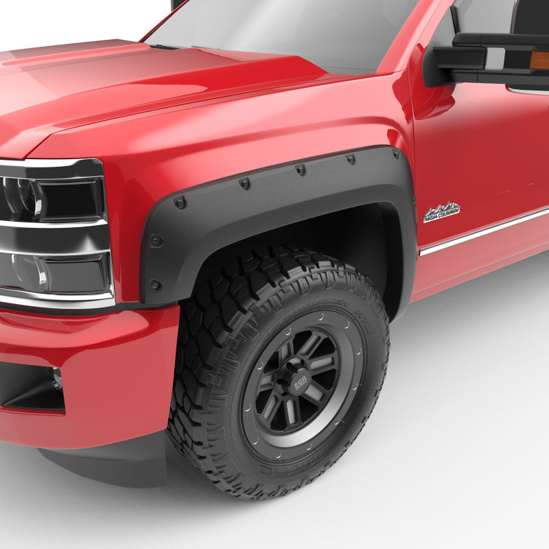 EGR 14+ Chev Silverado 6-8ft Bed Bolt-On Look Fender Flares - Set - Matte - Mammoth Racing -