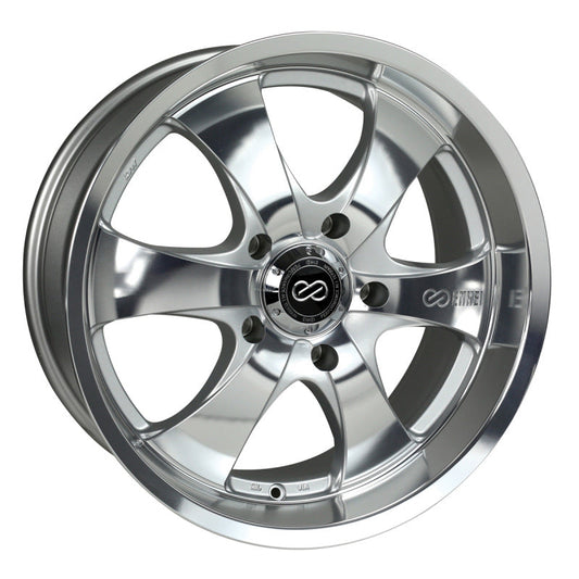 Enkei M6 Universal Truck & SUV 17x8 10mm Offset 6x139.7 BP 108.6mm Bore Mirror Finish Wheel - Mammoth Racing -