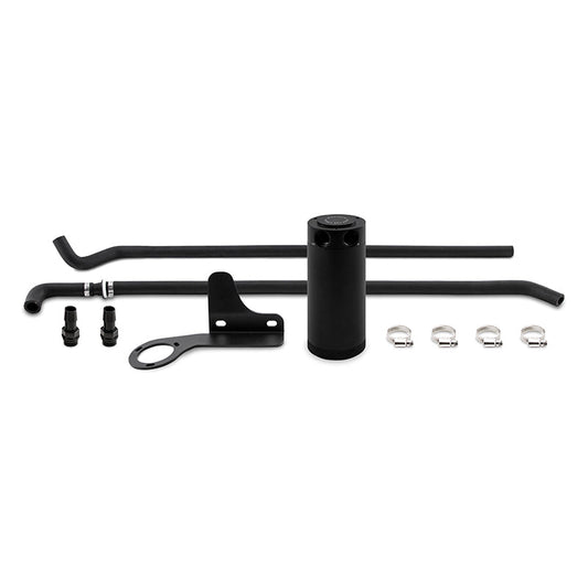 Mishimoto 07-13 Mazda Mazdaspeed3 Baffled Oil Catch Can Kit - Black (PCV Side) - Mammoth Racing -