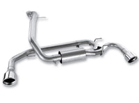 Borla 10-13 Mazda 3/Mazdaspeed 3 2.5L/2.3L Turbo FEW MT Hatchback SS Exhaust (rear section only) - Mammoth Racing -