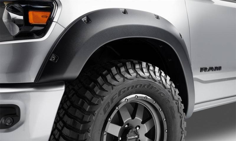 Bushwacker 94-01 Dodge RAM 1500 / 94-02 RAM 2500 & 300 (Excl. Dually) Forge Style Flares 4pc - Black - Mammoth Racing -