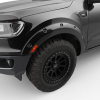 EGR 19-22 Ford Ranger Painted To Code Shadow Traditional Bolt-On Look Fender Flares Black Set Of 4 - Mammoth Racing -