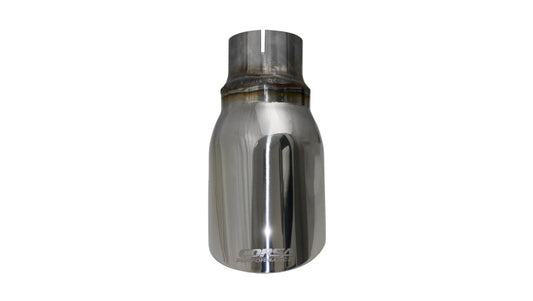Corsa Single Universal 2.5in Inlet / 4in Outlet Polished Pro-Series Tip Kit - Mammoth Racing -