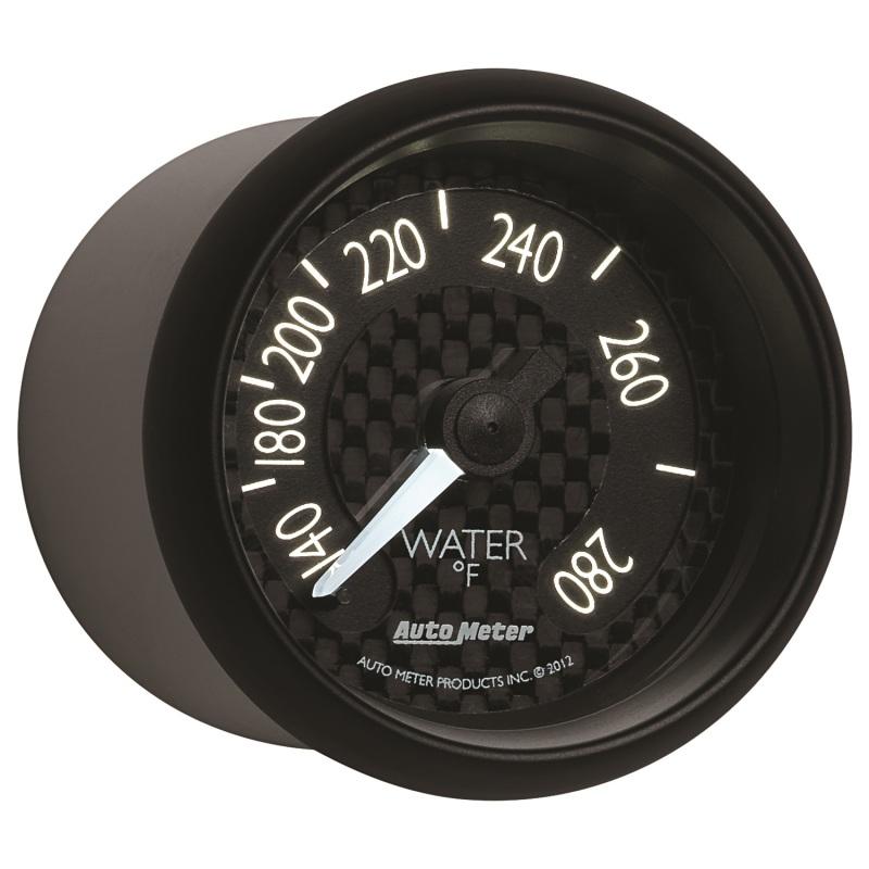 Autometer GT Series 52mm Mechanical 140-280 Deg F Water Temperature Gauge - My Store