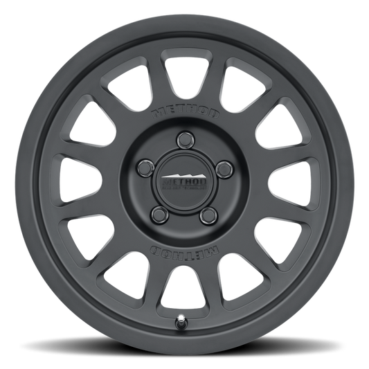 Method Mr703 17x8.5 0mm Offset 5x150 110.5mm CB Matte Black Wheel - Mammoth Racing -