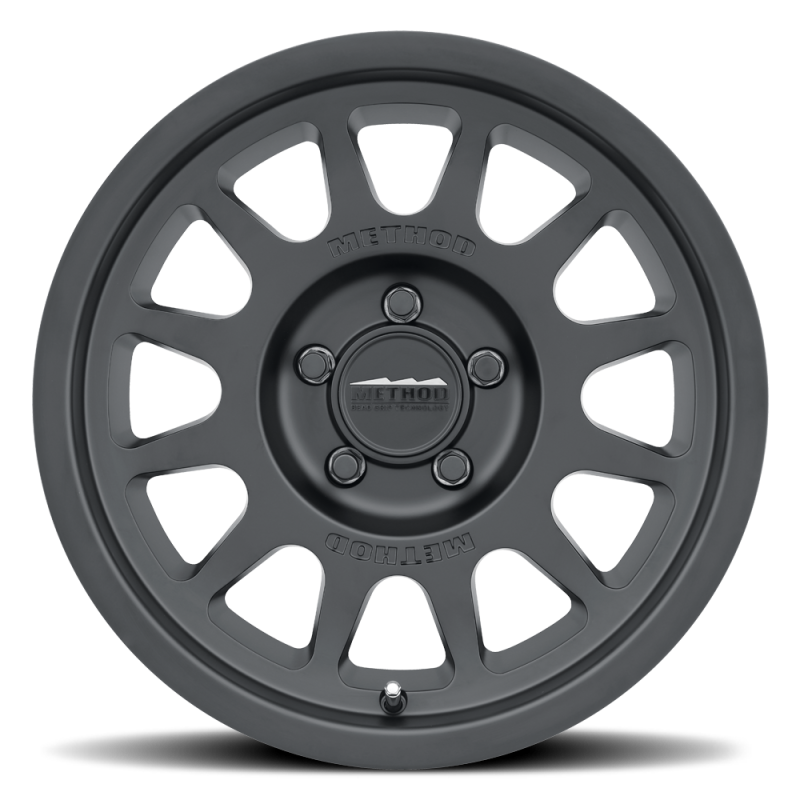Method Mr703 17x8.5 +25mm Offset 5x5 71.5mm CB Matte Black Wheel - Mammoth Racing -