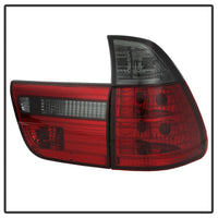 Spyder BMW E53 X5 00-06 4PCS Euro Style Tail Lights- Red Smoke ALT-YD-BE5300-RS - Mammoth Racing -
