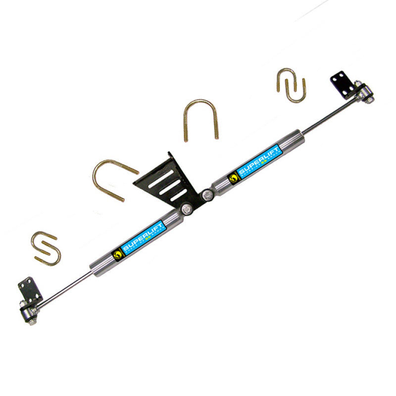 Superlift 07-18 Jeep Wrangler JK High Clearance Dual Steering Stabil. Kit- SR SS by Bilstein (Gas) - Mammoth Racing -