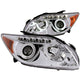 ANZO 2005-2010 Scion Tc Projector Headlights w/ Halo Chrome (CCFL) - Mammoth Racing -