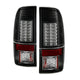 Spyder Ford Super Duty 08-15 Version 2 LED Tail Lights Black ALT-YD-FS07-LED-G2-BK - Mammoth Racing -