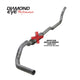 Diamond Eye KIT 4in TB MFLR RPLCMENT PIPE SGL AL: 2-WHEEL DRIVE ONLY 89-93 DODGE CUMMINS 5.9L - Mammoth Racing -