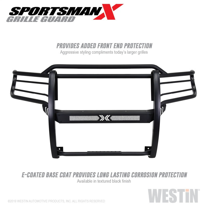 Westin 14-20 Toyota Tundra Sportsman X Grille Guard - Textured Black - Mammoth Racing -