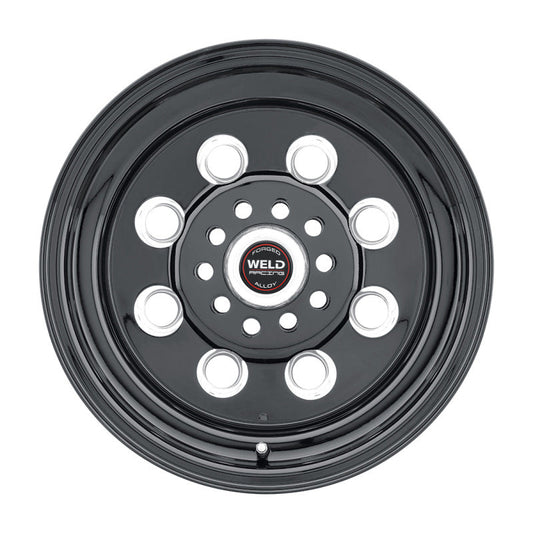 Weld Draglite 15x4 / 5x4.5 & 5x4.75 BP / 1.875in BS Black Wheel - Non-Beadlock - Mammoth Racing -