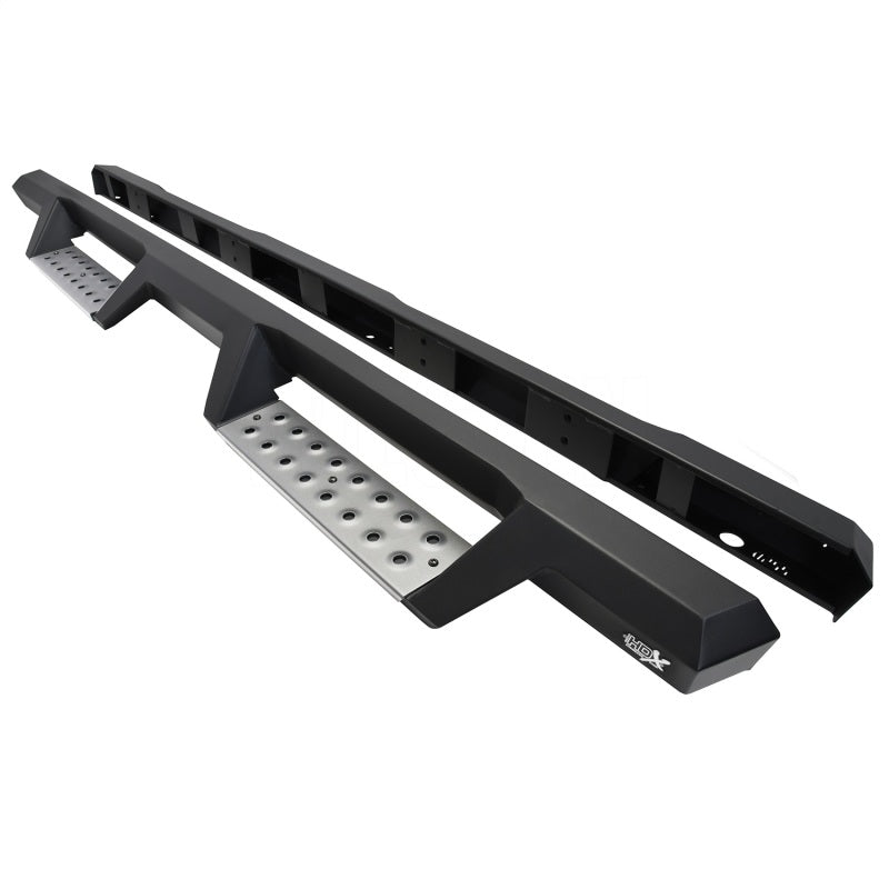 Westin 22-23 Toyota Tundra Double Cab HDX Stainless Drop Nerf Step Bars - Tex. Blk - Mammoth Racing -