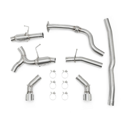 Mishimoto 2016+ Chevrolet Camaro 2.0T Dual Polished Tip Cat-Back Exhaust - Mammoth Racing -
