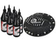 AFE Rear Differential Cover Black w/Machined Fins Nissan Titan XD 16-19 - w/Oil - Mammoth Racing -