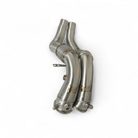 BMW N63R & N63B Catless Race Downpipes - M550i, 750i, M850i, X5, X6, X7