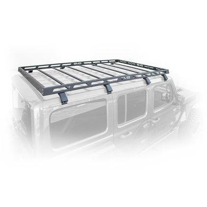 DV8 Offroad 18-21 Jeep Wrangler JL 4-Door Roof Rack - Mammoth Racing -