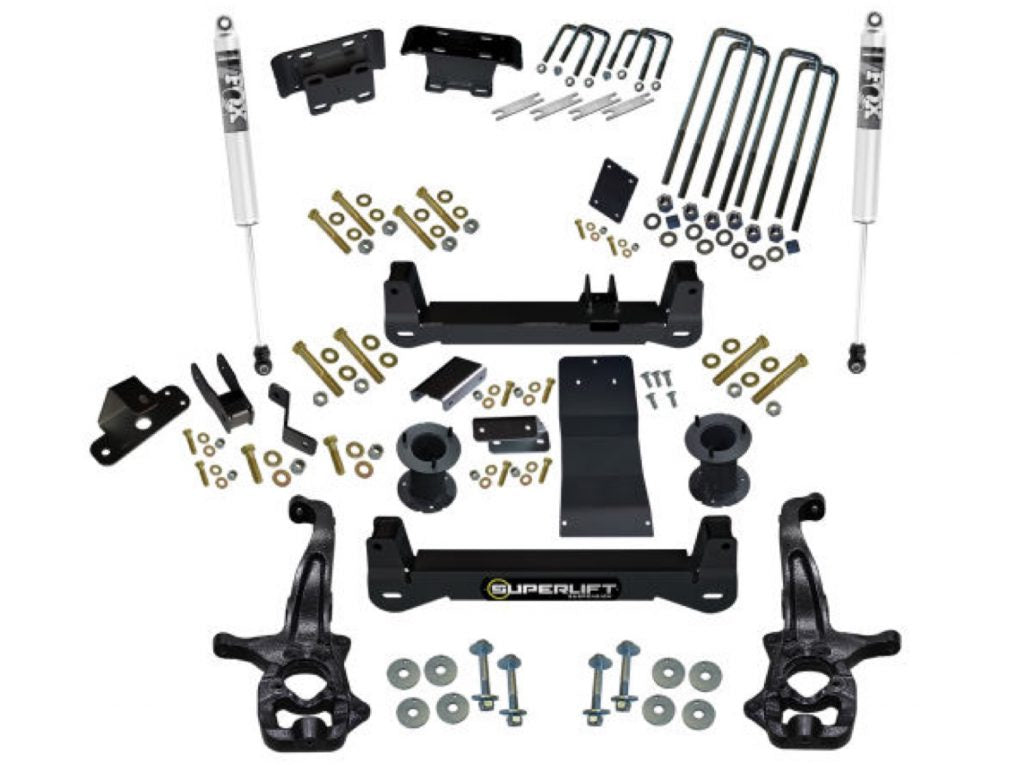 Superlift 2020 GM 2500/3500HD 6in Front Component Box - Front Crossmember and Diff Brackets - Mammoth Racing -