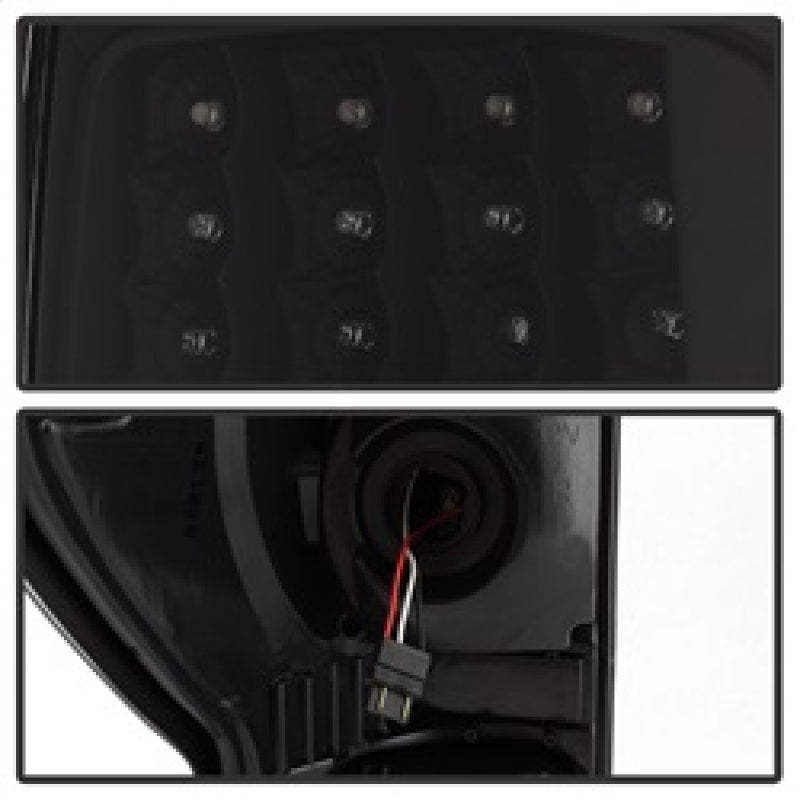 Xtune Toyota Tundra 07-13 LED Tail Lights Black ALT-ON-TTU07-LED-BK - Mammoth Racing -