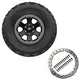 Ford Racing 2021 Bronco 17x8.5 Beadlock Gloss Black Sasquatch Wheel Kit - Mammoth Racing -