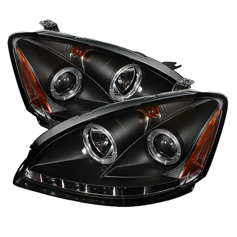 Spyder Nissan Altima 02-04 Projector Headlights Halogen Model- LED Halo LED Blk PRO-YD-NA02-HL-BK - Mammoth Racing -