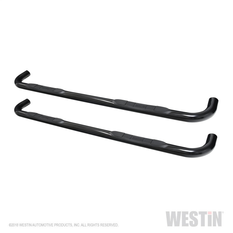 Westin 2019 Chevrolet Silverado/Sierra 1500 Crew Cab E-Series 3 Nerf Step Bars - Black - Mammoth Racing -