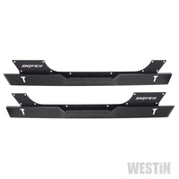 Westin/Snyper 07-17 Jeep Wrangler Rock Slider Steps - Textured Black - Mammoth Racing -