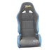 NRG Defender Seat/ Water Resistant Steel Frame Suspension - Gray w/ Blue Trim w/ Defender Logo - My Store