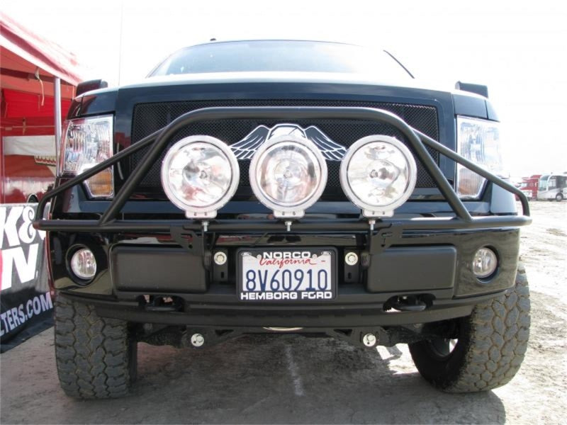 N-Fab Pre-Runner Light Bar 09-14 Ford F150/Lobo/Raptor - Gloss Black - Mammoth Racing -