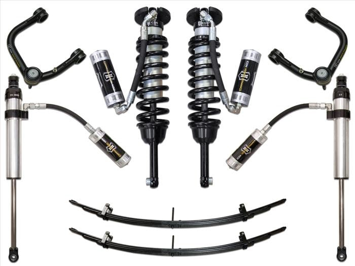 Icon 05-15 Toyota Tacoma 0-3.5in/2016+ Toyota Tacoma 0-2.75in Stg 5 Suspension System w/Tubular Uca - Mammoth Racing -