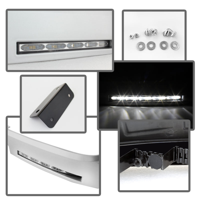 Spyder Toyota Tundra 07-13 Daytime LED Running Lights wo/switch Silver FL-DRL-TTU07-SIL - Mammoth Racing -