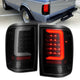 ANZO 1993-1997 Ford  Ranger LED Tail Lights w/ Light Bar Black Housing Clear Lens - My Store