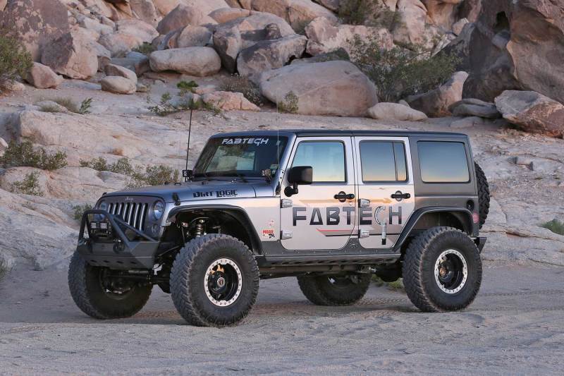 Fabtech 07-18 Jeep JK 4-Door 3in Crawler C/O w/Dlss 2.5 C/O Resi & Rr Dlss Resi - Mammoth Racing -