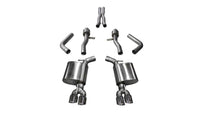 Corsa 17-18 Dodge Challenger 5.7L V8 Sport Cat-Back Dual Rear Exit w/3.5in Polished Tips - Mammoth Racing -