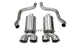 Corsa 21010 Corvette 2.5 Inch Axle-Back Dual Rear Exit with Twin 4.5 Inch Polished Pro-Series Tips Xtreme Sound 05-07 Corvette - Mammoth Racing -COR21010