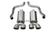 Corsa 21012 Corvette 2.5 Inch Axle-Back Dual Rear Exit with Twin 4.5 Inch Polished Pro-Series Tips Xtreme Sound 09-13 Corvette - Mammoth Racing -COR21012