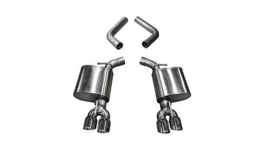 Corsa 15-19 Dodge Challenger 6.4L V8 2.75in Dual Rear Exit Axle-Back Sport GTX2 Polished Tips - Mammoth Racing -