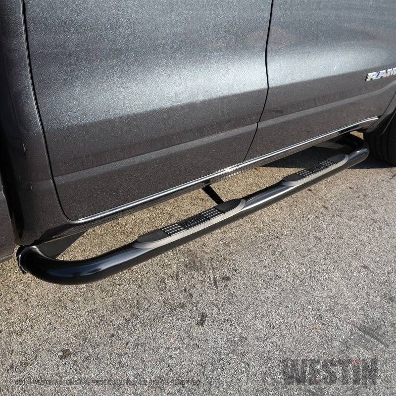 Westin 19-20 Ram 1500 Crew Cab E-Series 3 Nerf Step Bars - Black - Mammoth Racing -