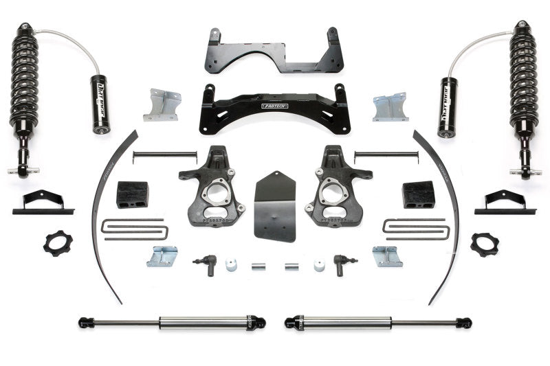 Fabtech 14-18 GM C/k1500 P/U w/oE Forg Stl UCA 6in Basic Sys w/Dl 2.5 & 2.25 - Mammoth Racing -
