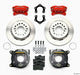 Wilwood Forged Dynalite P/S Park Brake Kit Red Mopar/Dana 2.50in Off w/Snap Ring Brng - Mammoth Racing -