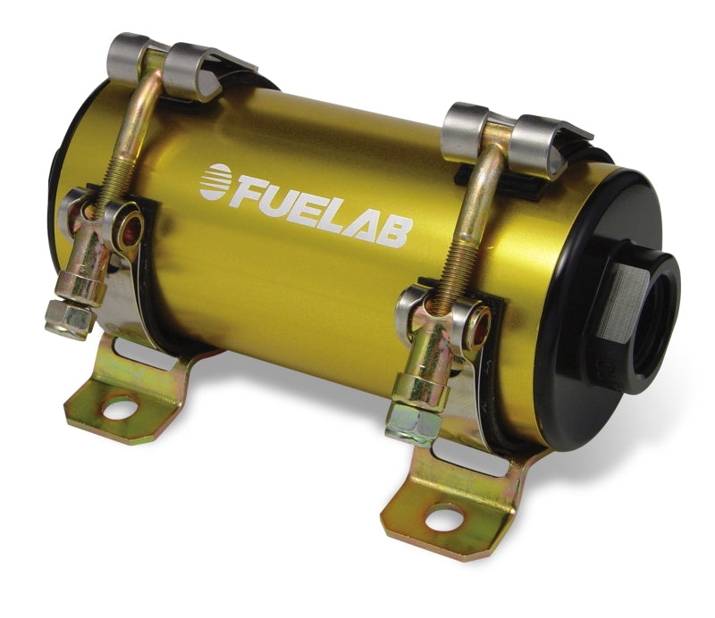 Fuelab Prodigy High Efficiency EFI In-Line Fuel Pump - 1300 HP - Gold - Mammoth Racing -